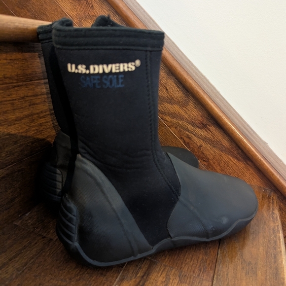 U.S. Divers Snorkeling Boots, Scuba Diving Neoprene 6.5 mm booties Small Size 7 - Picture 10 of 10
